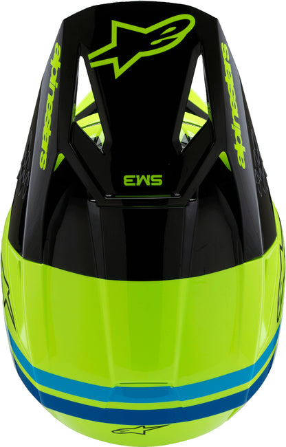 Sm3 Youth Radium Helmet Ylw Fluo/Blk/Blue Ym