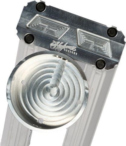 H/D Billet Speedo Mount Raw Req Hofmann Risers