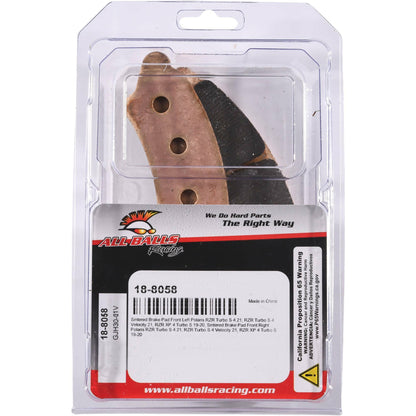 Brake Pad Kit Sintered