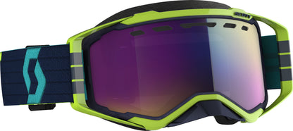Prospect Snwcrs Goggle Bl/Ylw Enhancer Teal Chrome