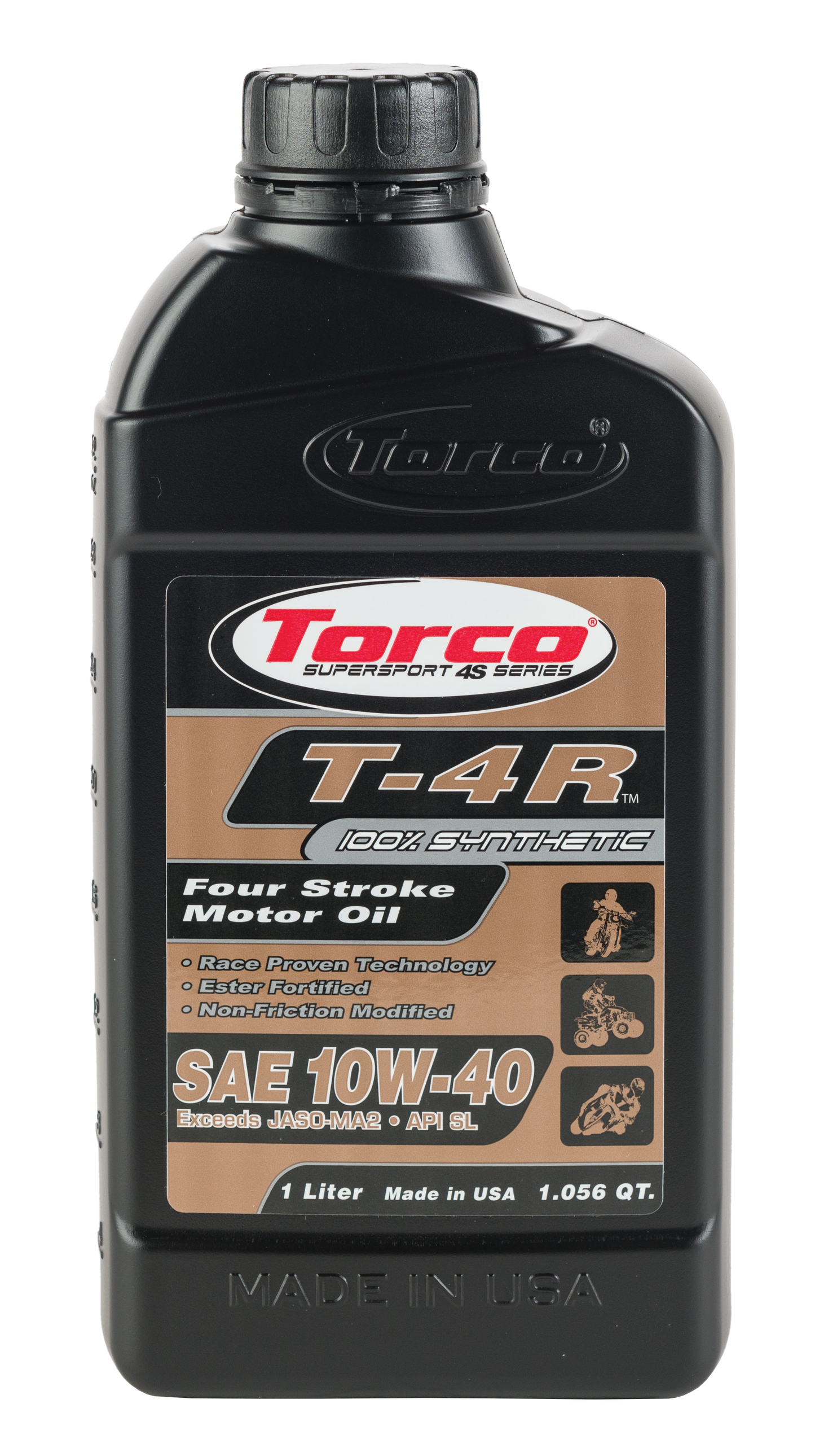 T 4r Motor Oil 4t 10w40 1l