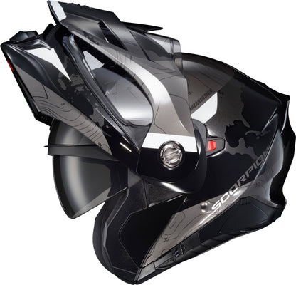 Exo At960 Modular Helmet Topographic Black/White Sm