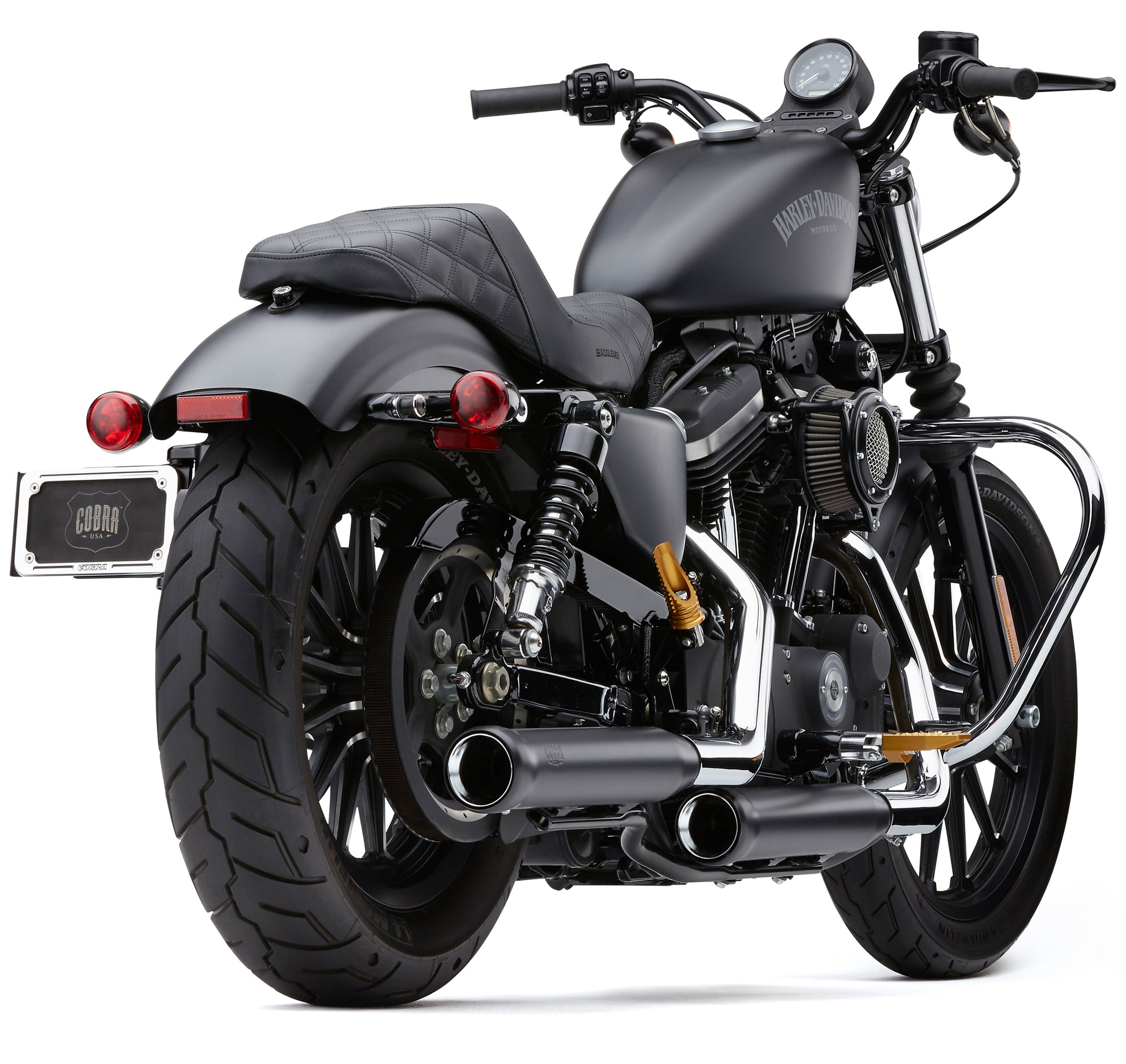 3" Nh Series Slip Ons Chrome Sportster 04 13