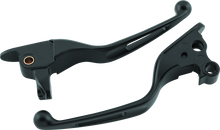 Bikers Choice 08-13 FLH FLT / 08-16 FLHR Vortex Lever Set Black