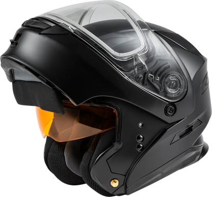 Md 01s Modular Snow Helmet Matte Black Md