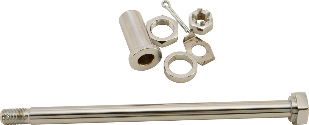Chrome Rear Axle W/Hardware Fl & Fx Models 67 72