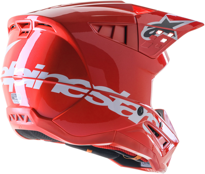 S M5 Corp Helmet Bright Red Glossy Md