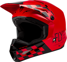 Yth Kinetic Lite Rival Helmet Gloss Red/Black Ys