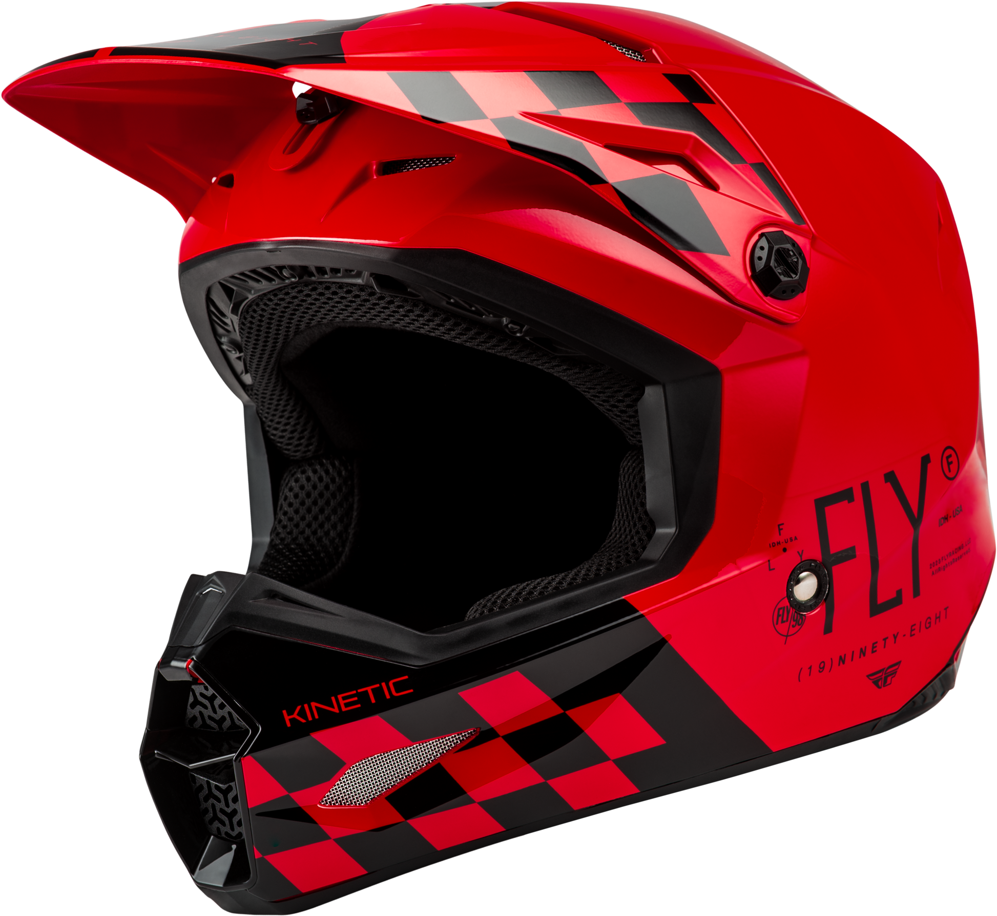 Kinetic Lite Rival Helmet Gloss Red/Black Xs