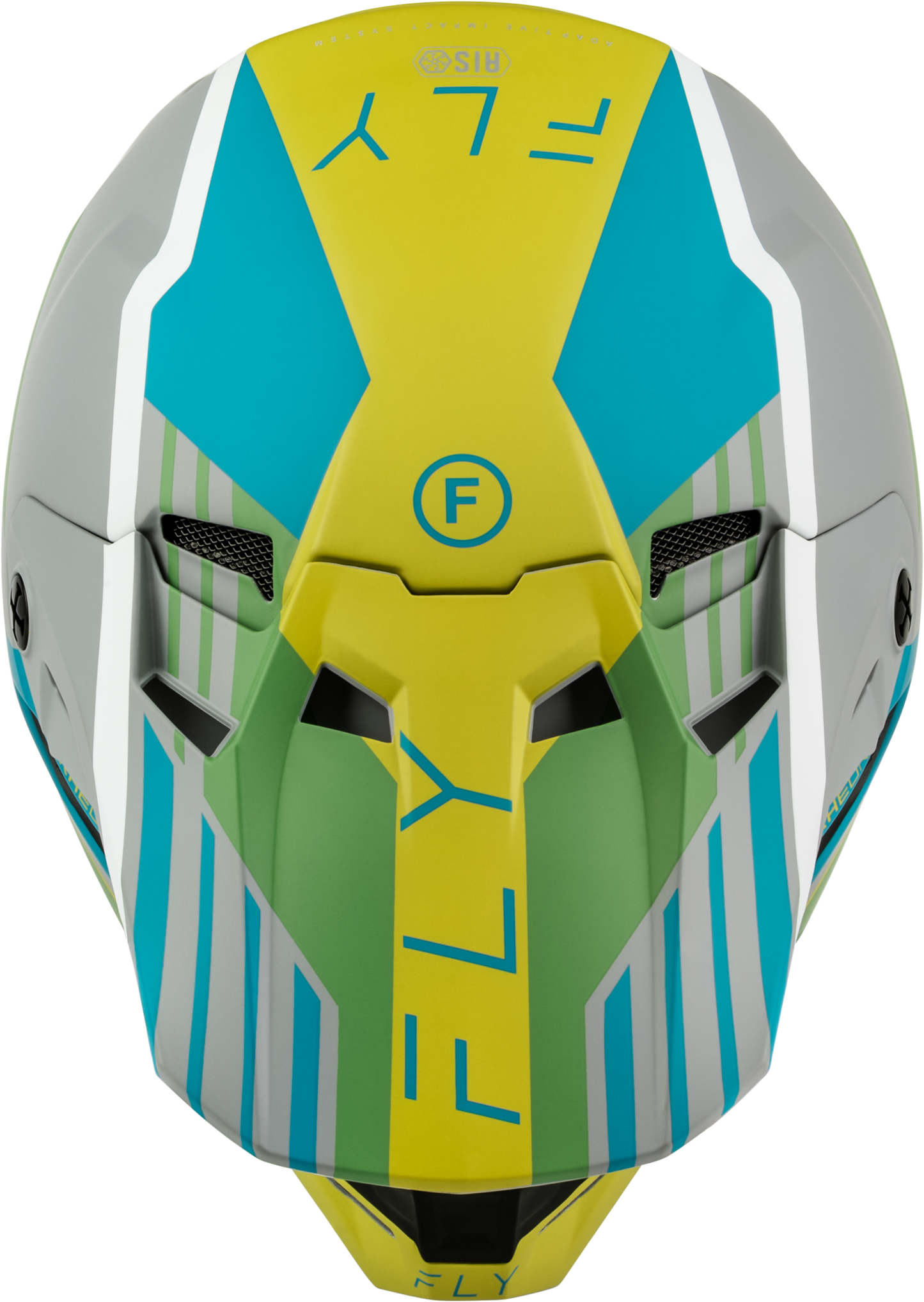 Formula Cc Strike Helmet Matte Grey/Green/Teal Sm