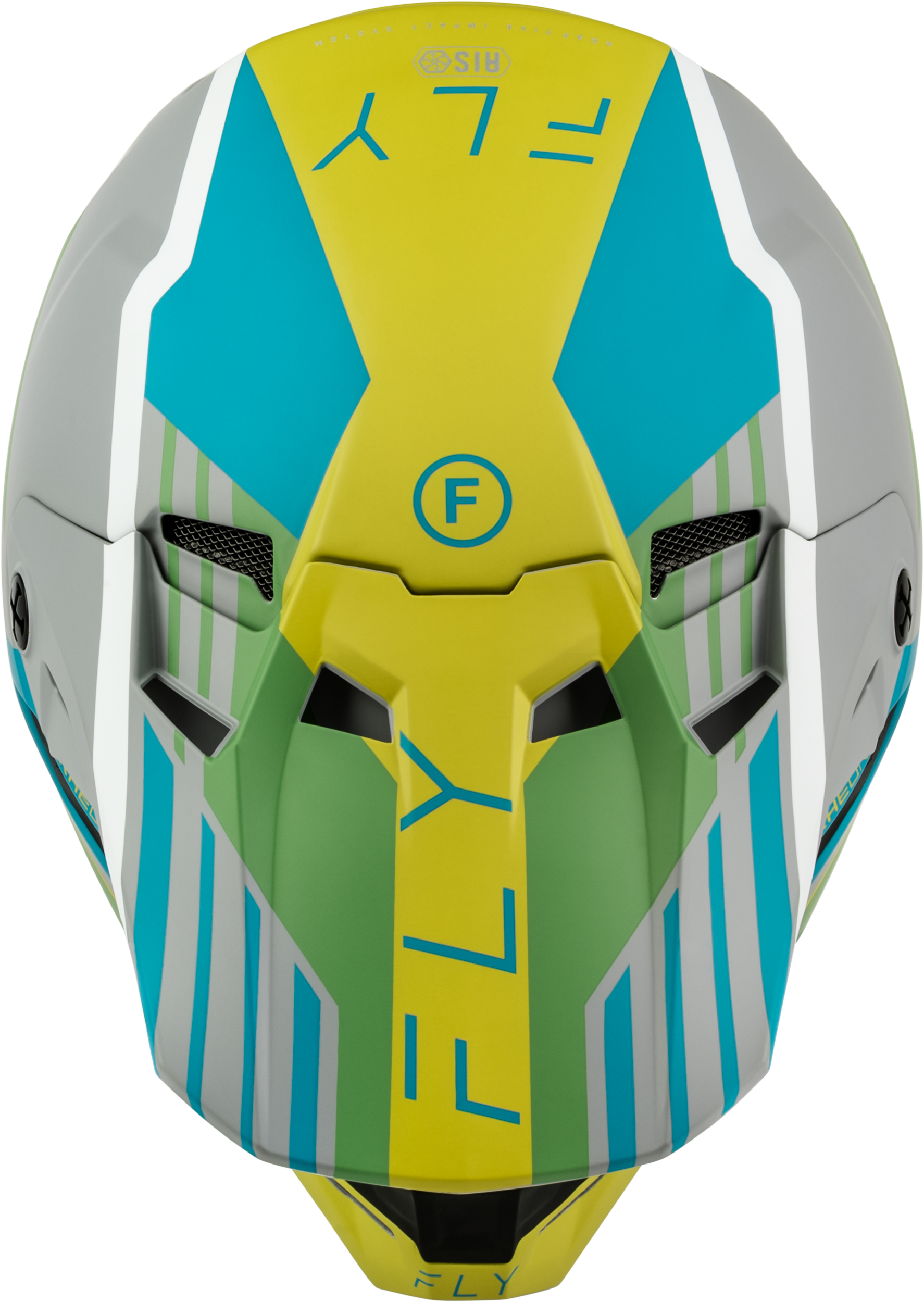 Formula Cc Strike Helmet Matte Grey/Green/Teal Sm