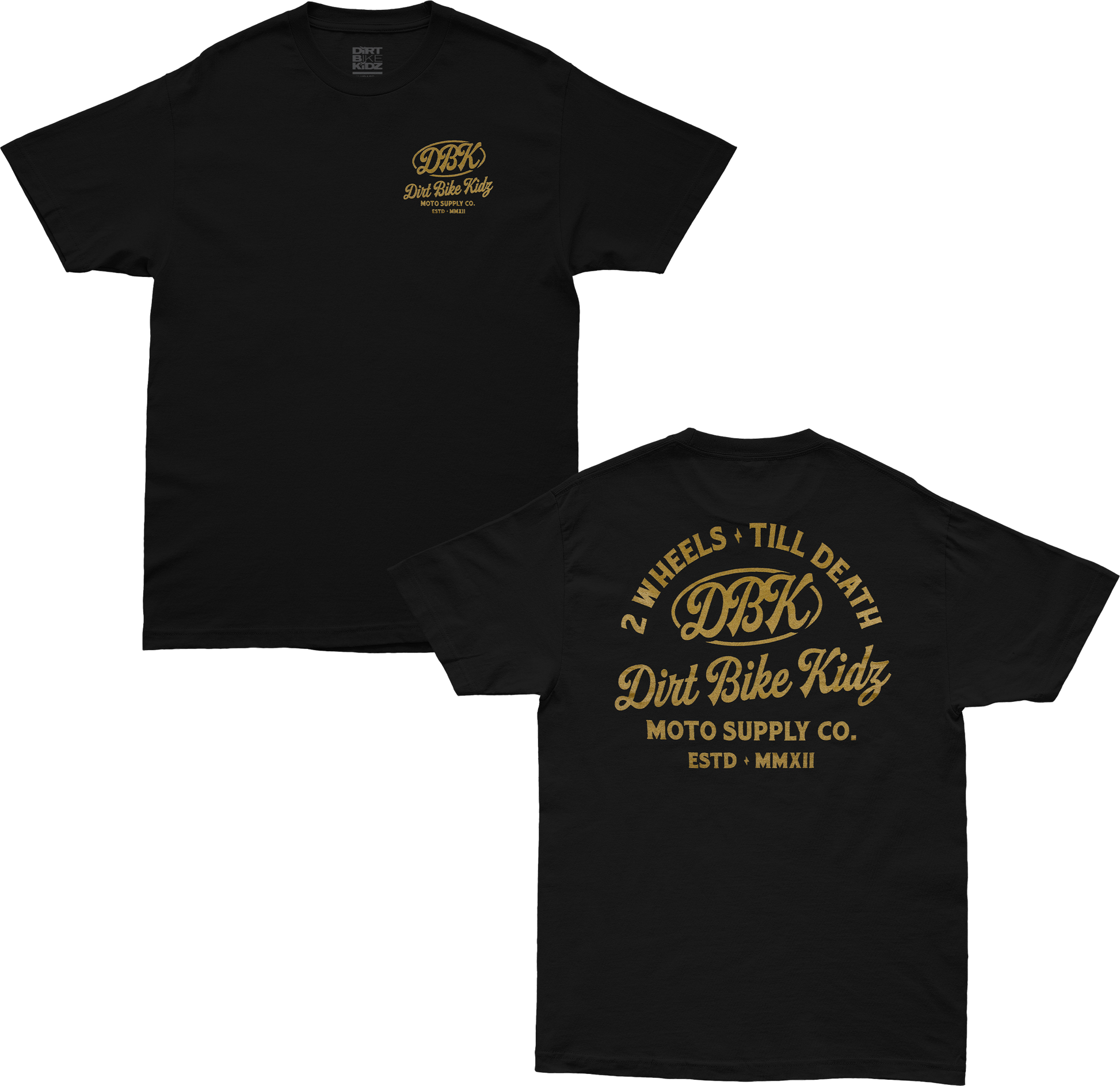 Gold Nugget Tee Black Lg