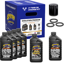V Twin Full Oil Service Kit Evo Premium