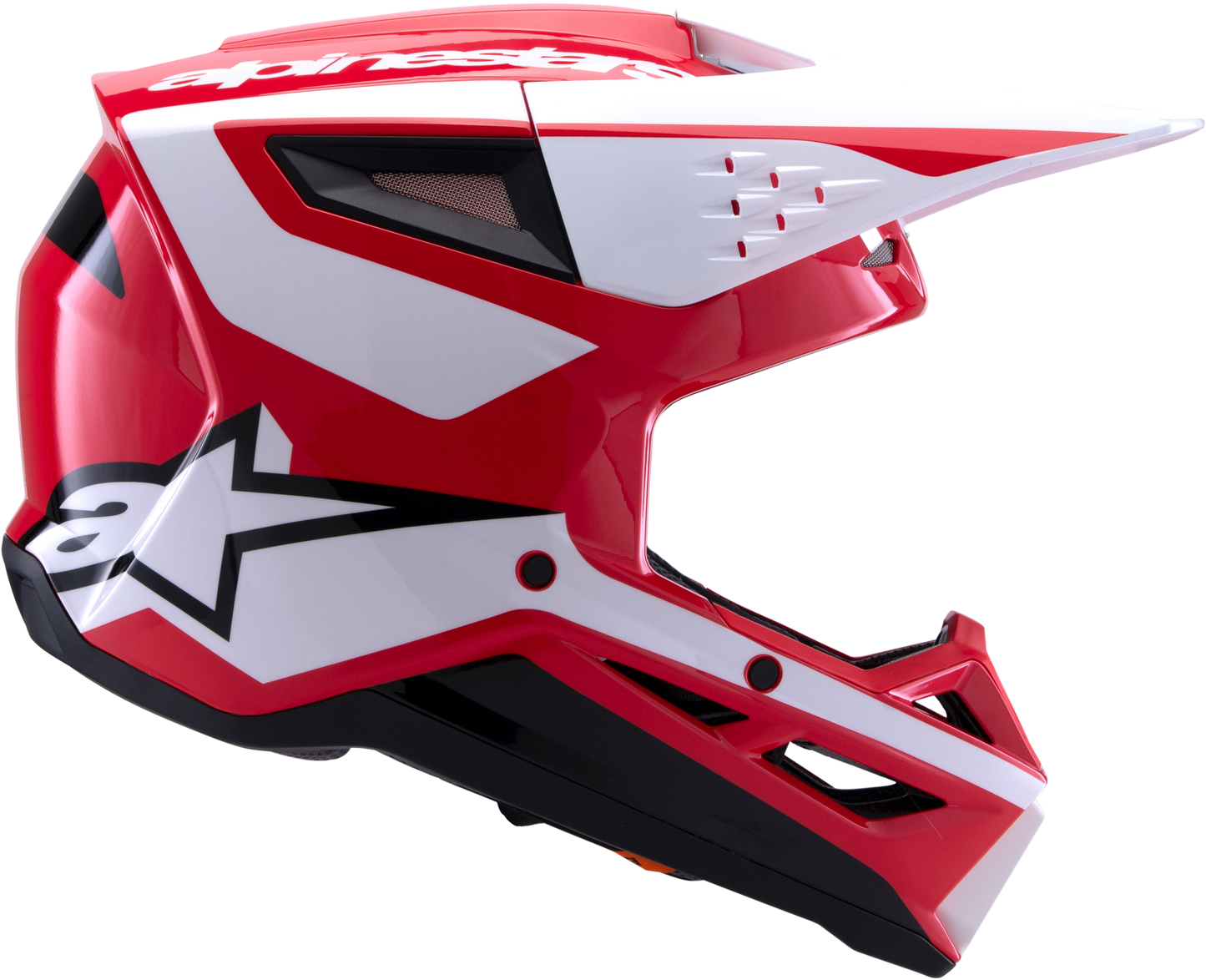 Sm3 Heat Helmet Red/White/Black Glossy Sm