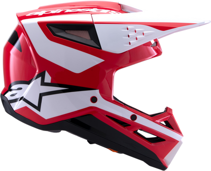 Sm3 Heat Helmet Red/White/Black Glossy Sm