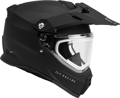 Trekker Cw Solid Helmet Elec Shld Matte Black Sm