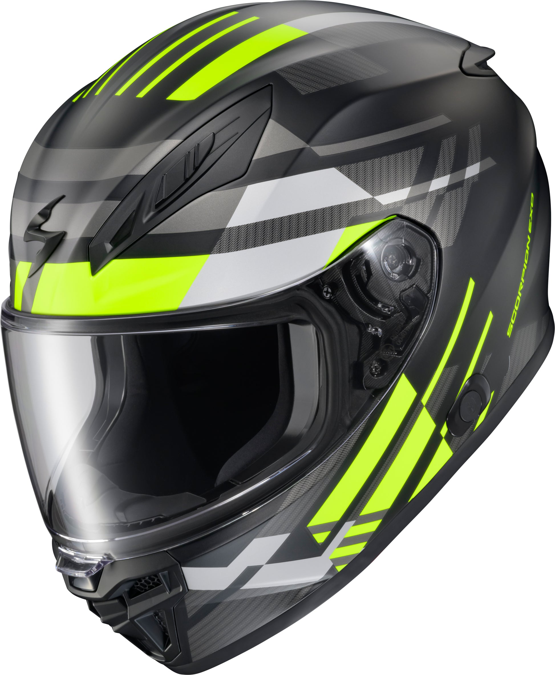 Exo R430 Full Face Helmet Paradox Hi Viz Lg