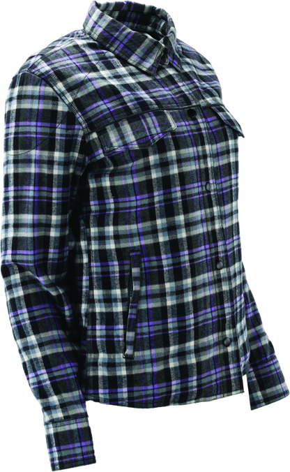 Kuryakyn Leather By River Road Cameo Flannel Moto Shirt Womens - Small