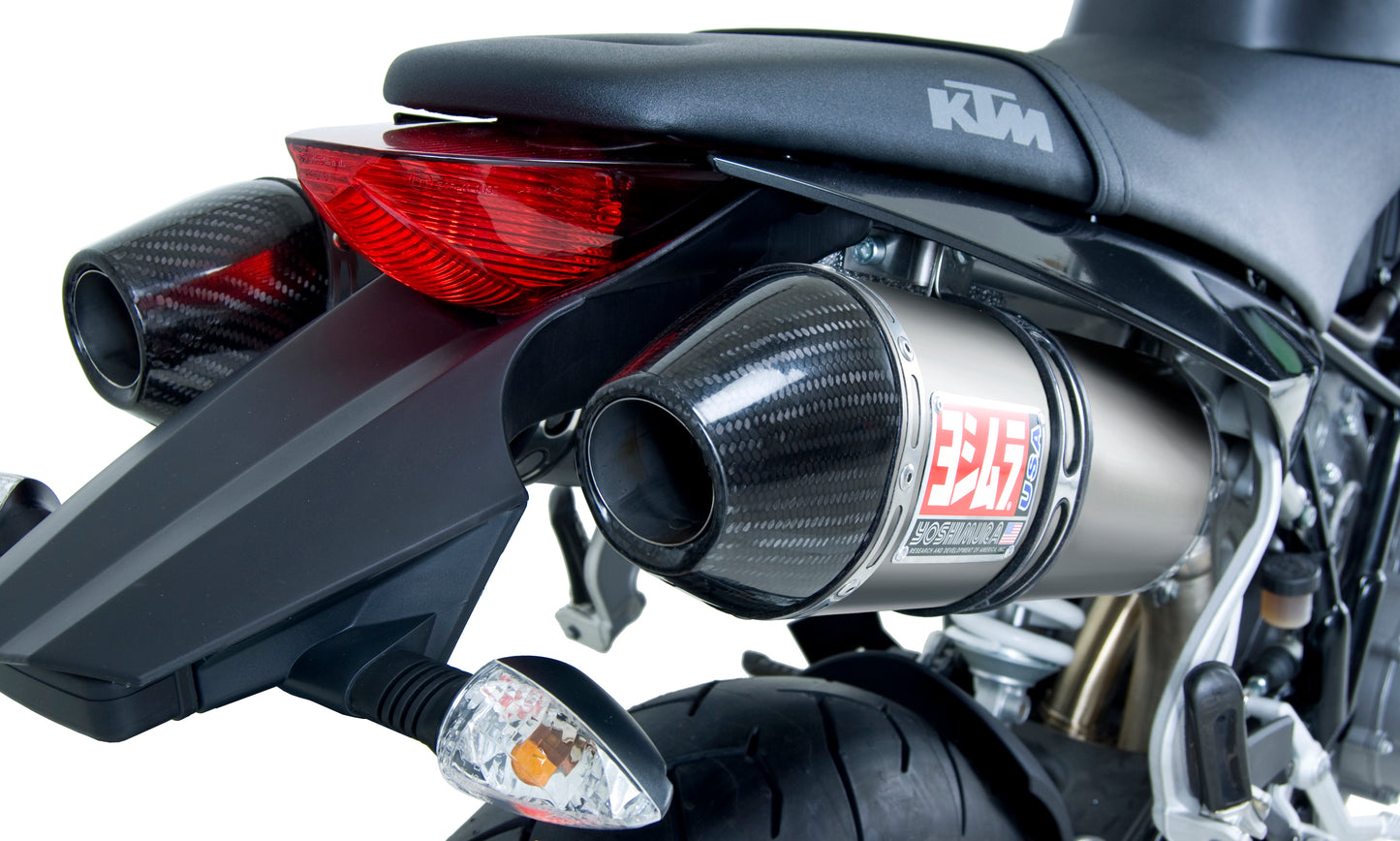 Race Dual Rs 3c Slip On Exhaust Ss Ti Cf