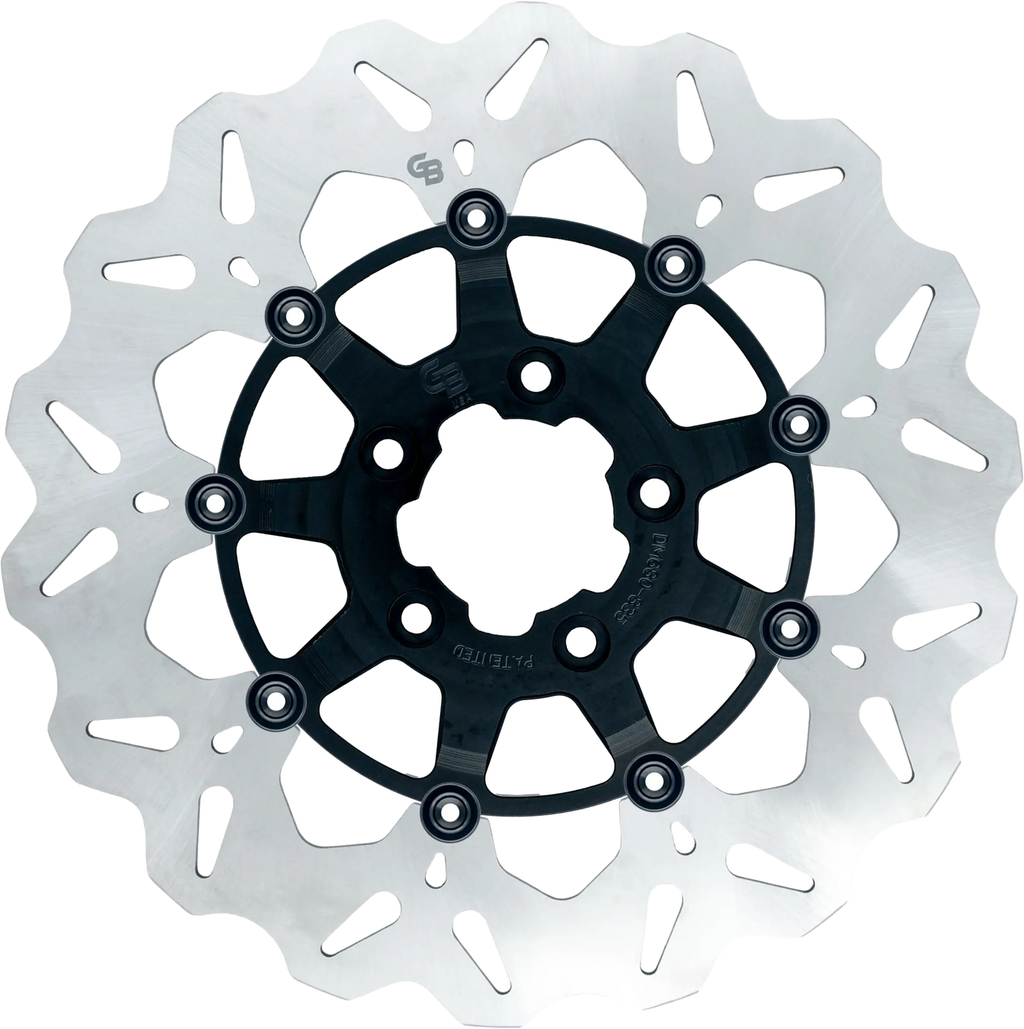 Rotor 12.5" Floating Wave Fr Black
