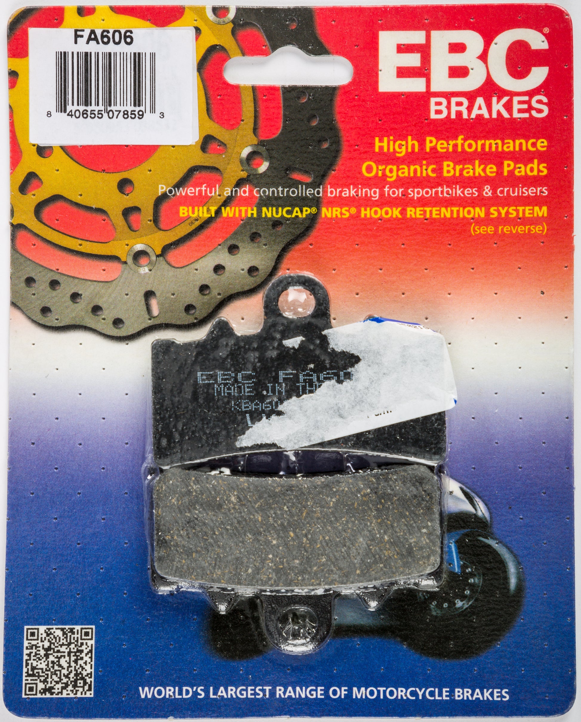 Brake Pads Fa606 Organic