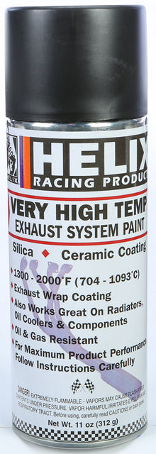 Very High Temp Exhaust System Paint Flat Black 11oz