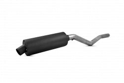 Single Slip On System W/ 4.25" Sport Muffler Blk