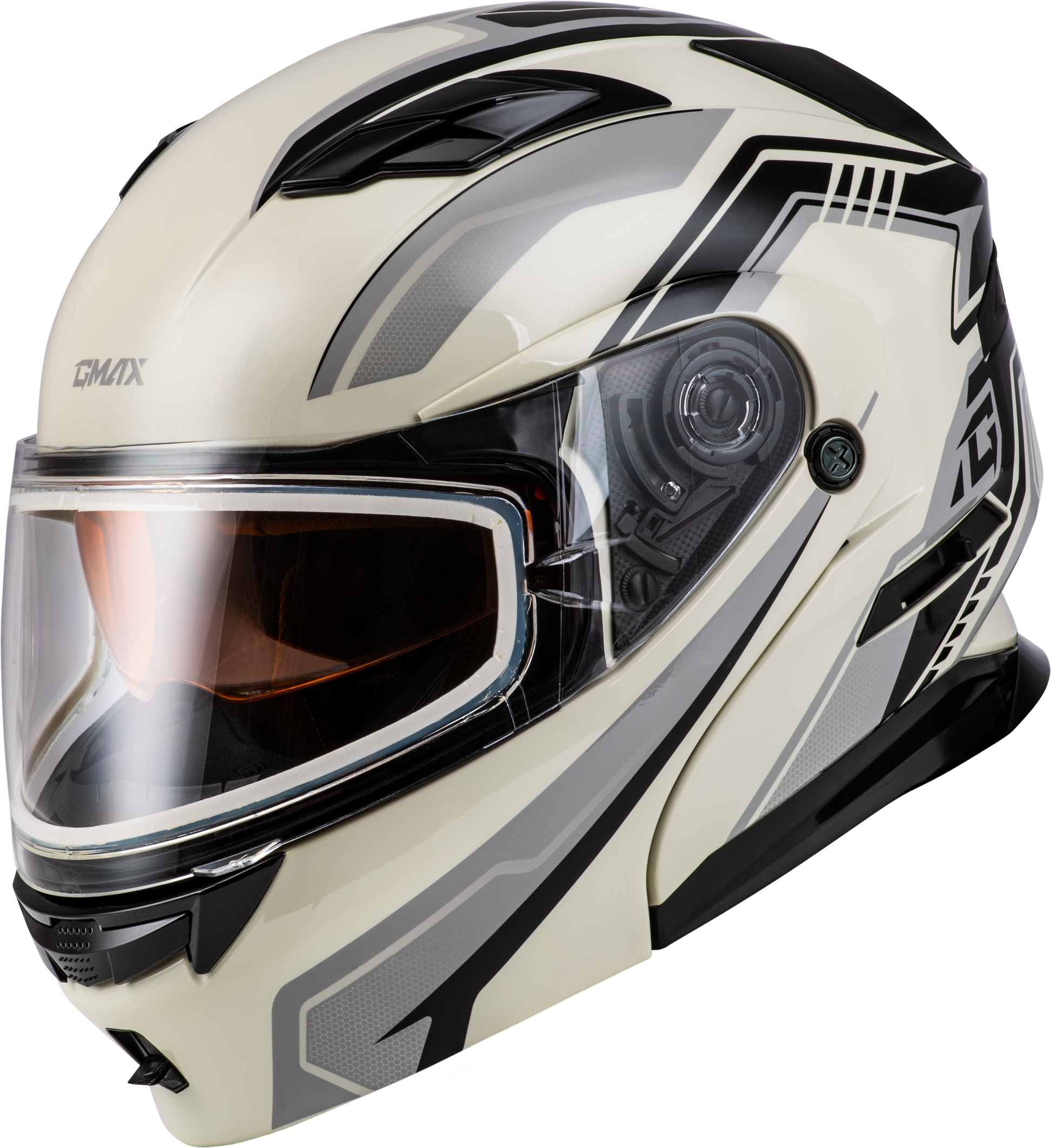Md 01s Transistor Snow Helmet White/Grey/Black Xs