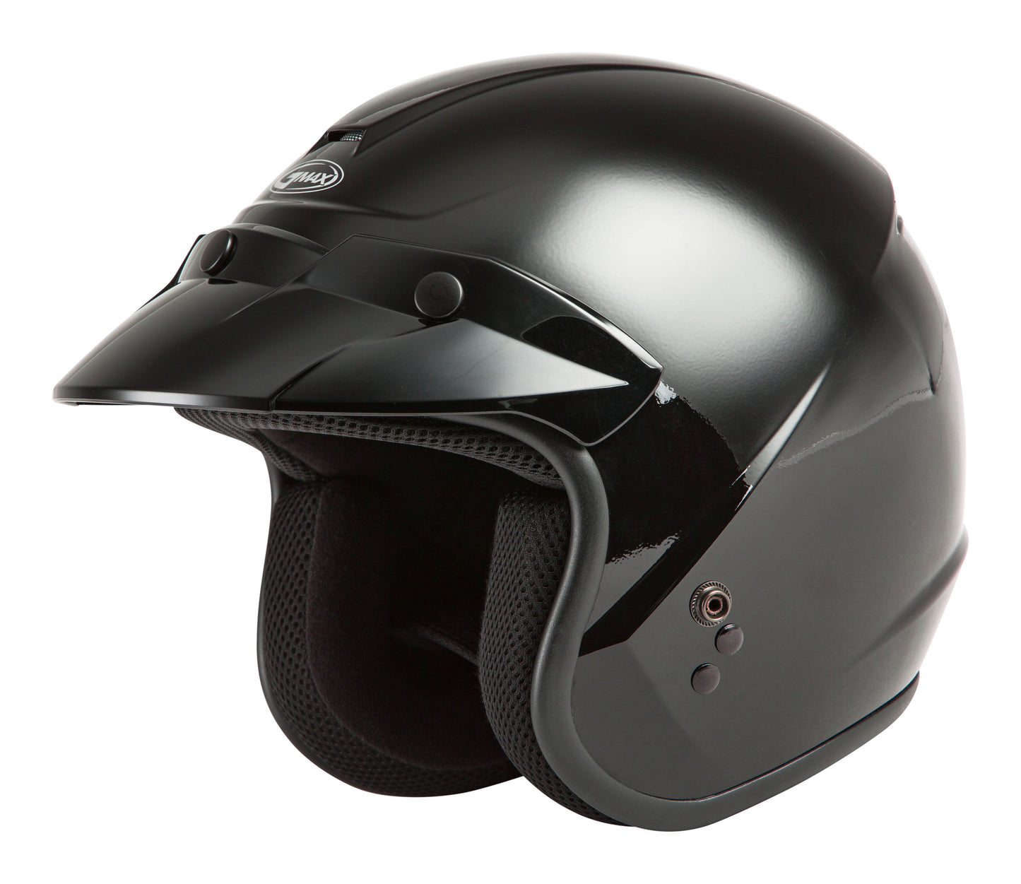 Youth Of 2y Open Face Helmet Black Yl