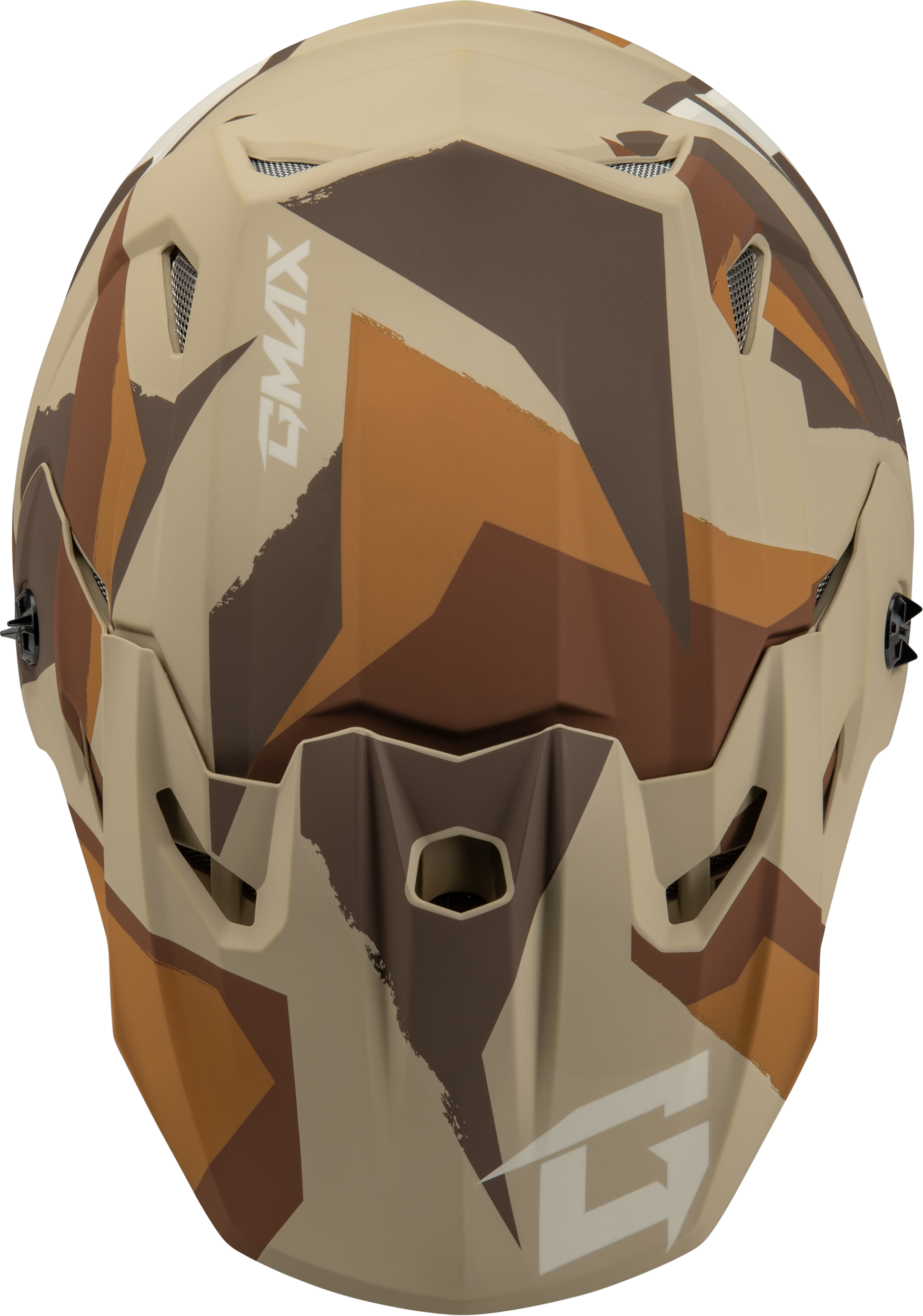 Mx 96 Splinter Helmet Matte Brown/Tan/White  Sm