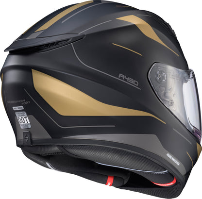 Exo R430 Full Face Helmet Cutlass Black/Gold Sm