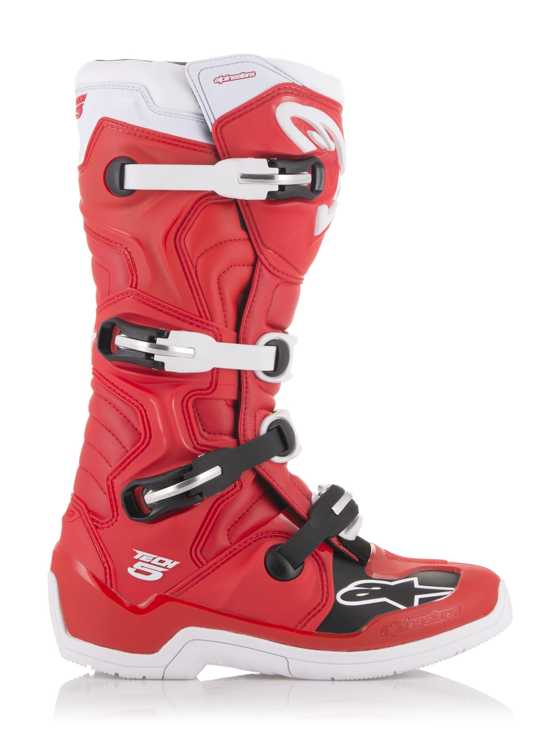 Tech 5 Boots Red/White Sz 09