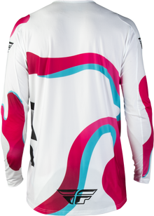 Youth Lite Vibe Jersey White/Pink/Blue Yxl