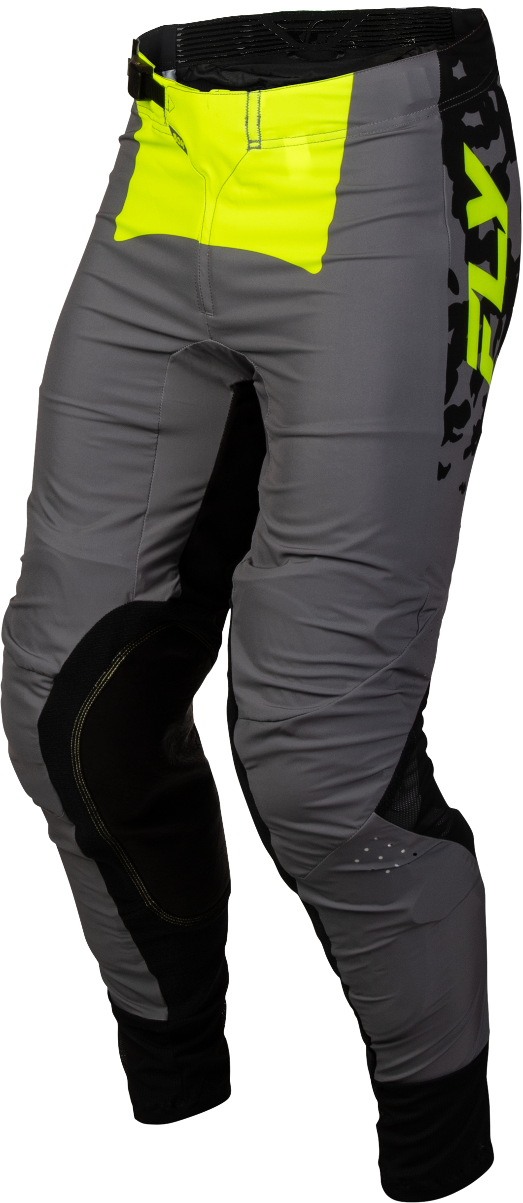 Youth Lite Flake Pants Grey/Hi Vis/Black Sz 26