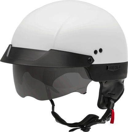 Hh 75 Half Helmet White Md