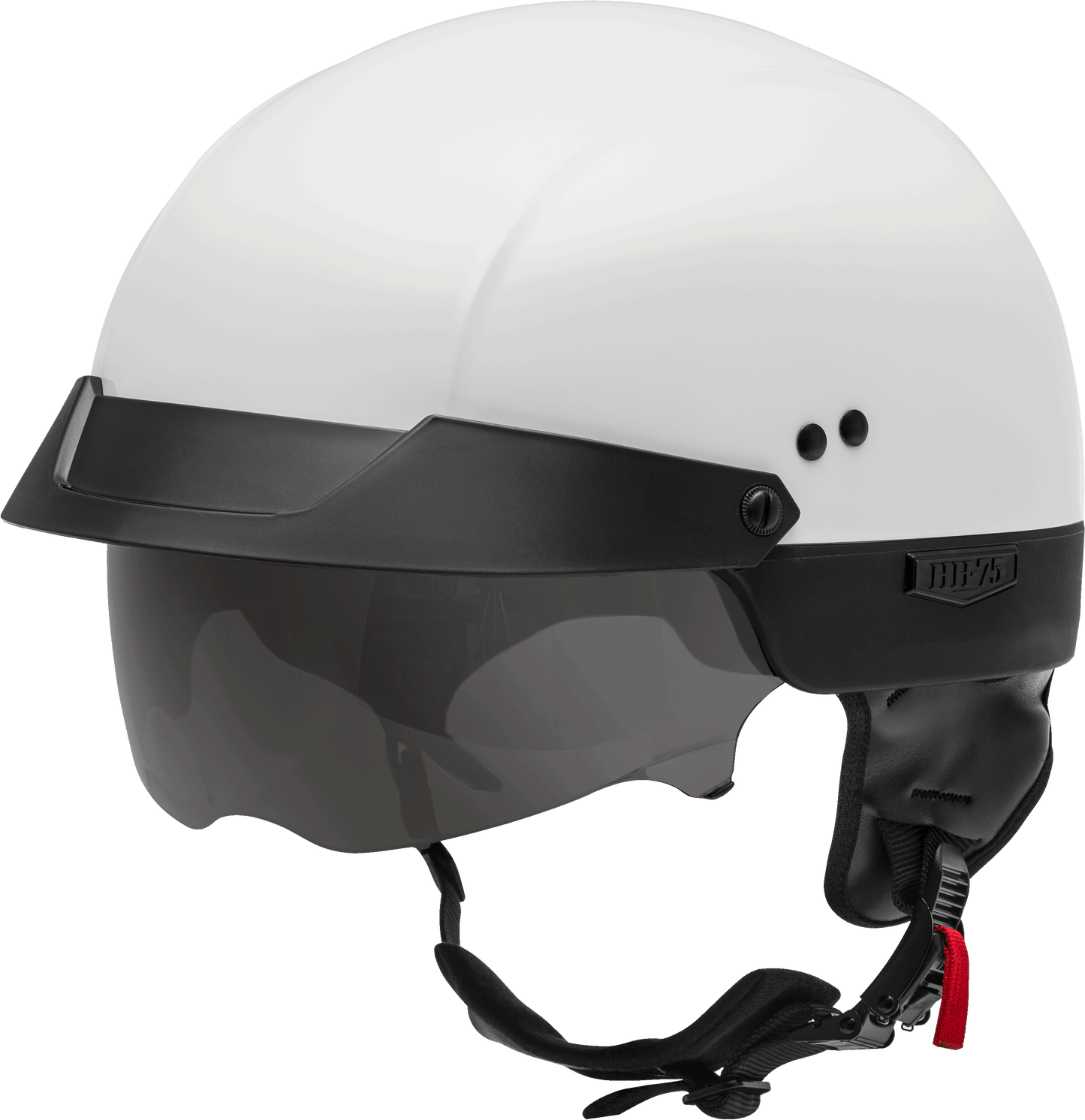 Hh 75 Half Helmet White 2x