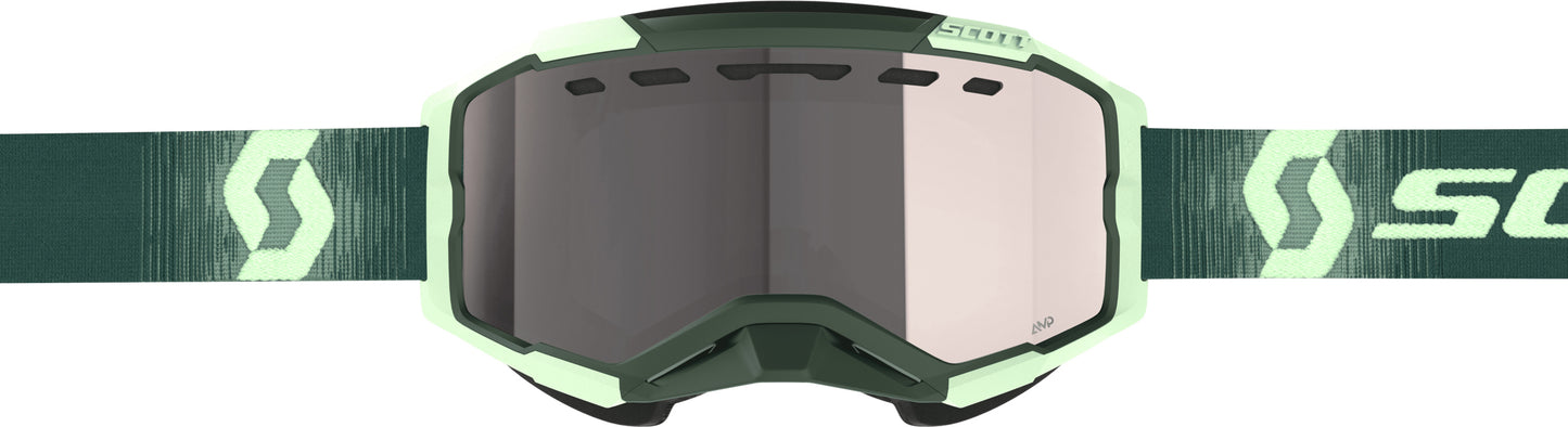 Fury Snowcross Goggle Drk Grn/Mnt Grn Enhcr Slv Chrm