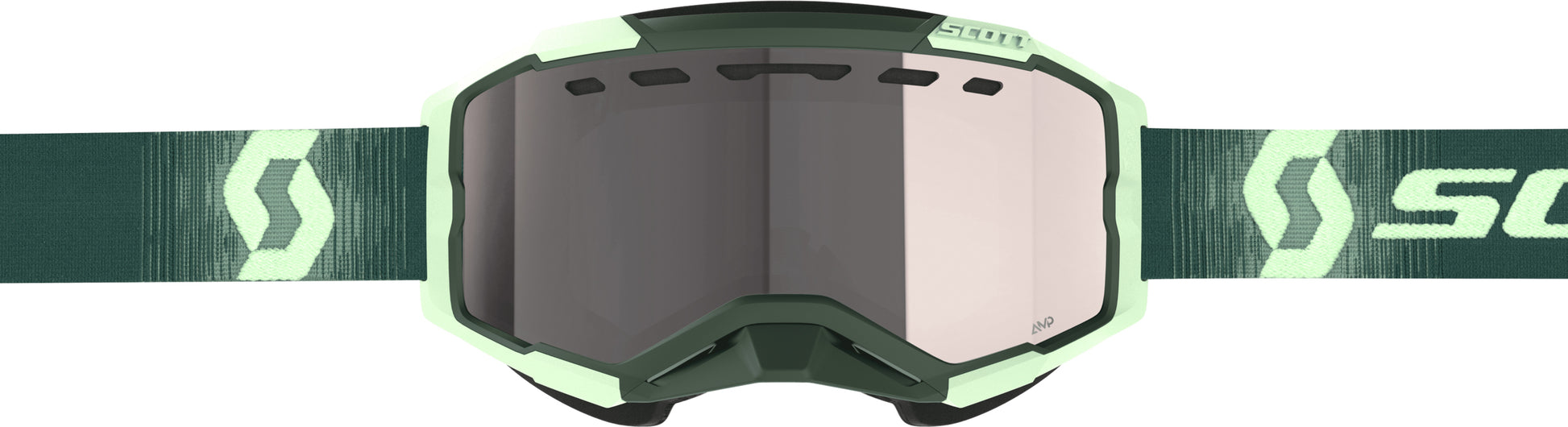 Fury Snowcross Goggle Drk Grn/Mnt Grn Enhcr Slv Chrm