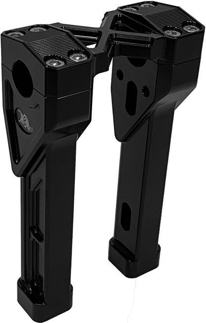 Nl 1 1/8" X Riser 10" Straight Black