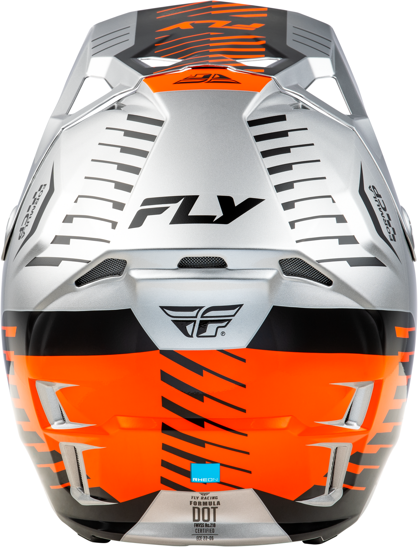 Youth Formula Cp Slice Helmet Grey/Orange/Black Yl