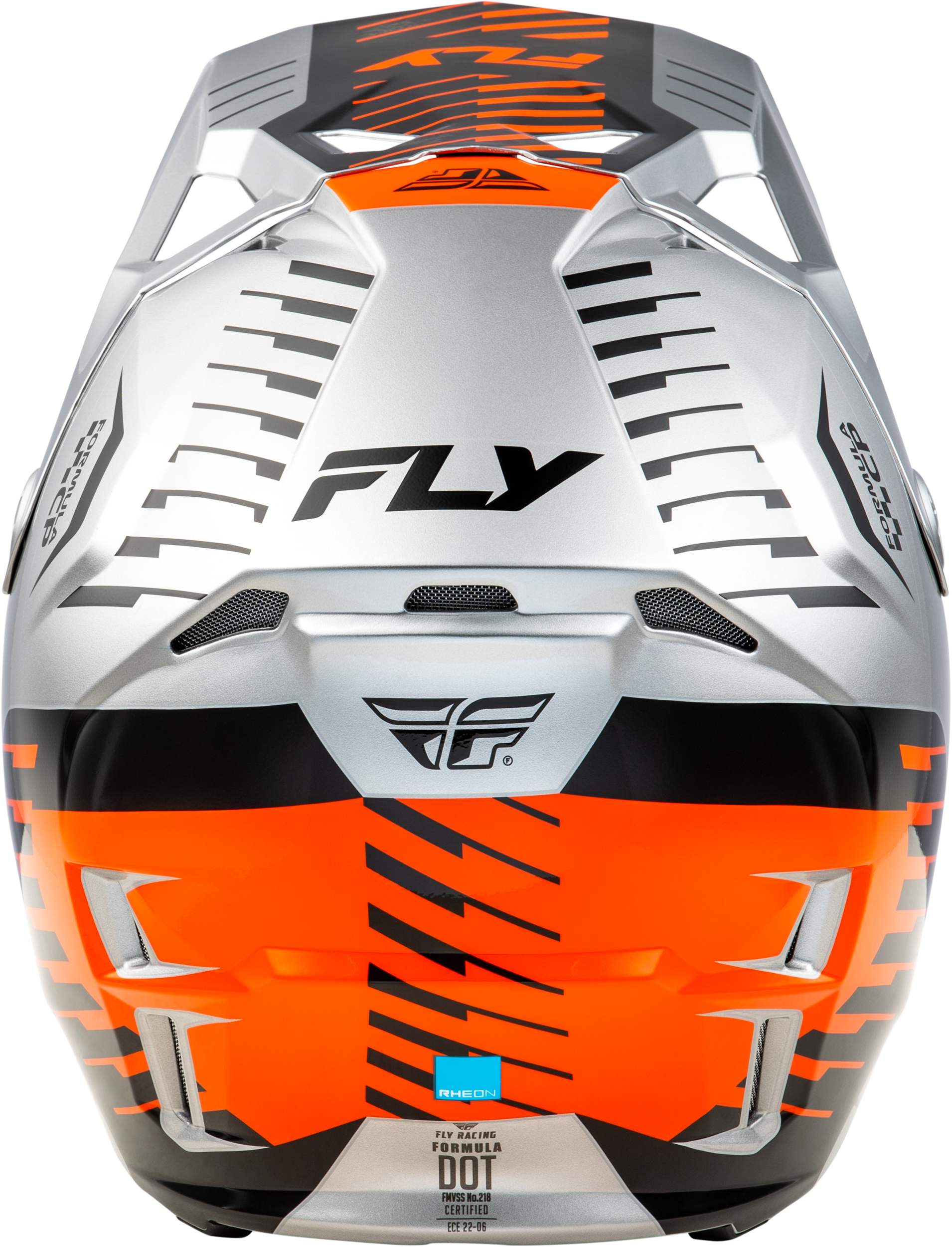 Youth Formula Cp Slice Helmet Grey/Orange/Black Yl