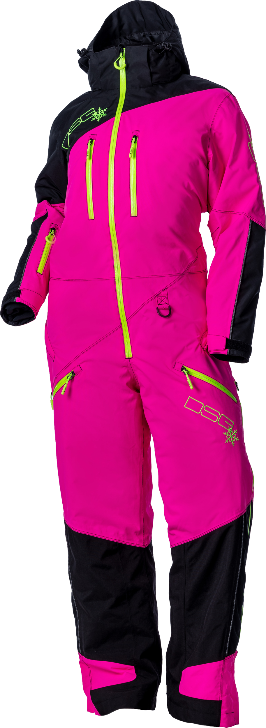 Dsg Monosuit 2.0 Black/Hot Pink 2x