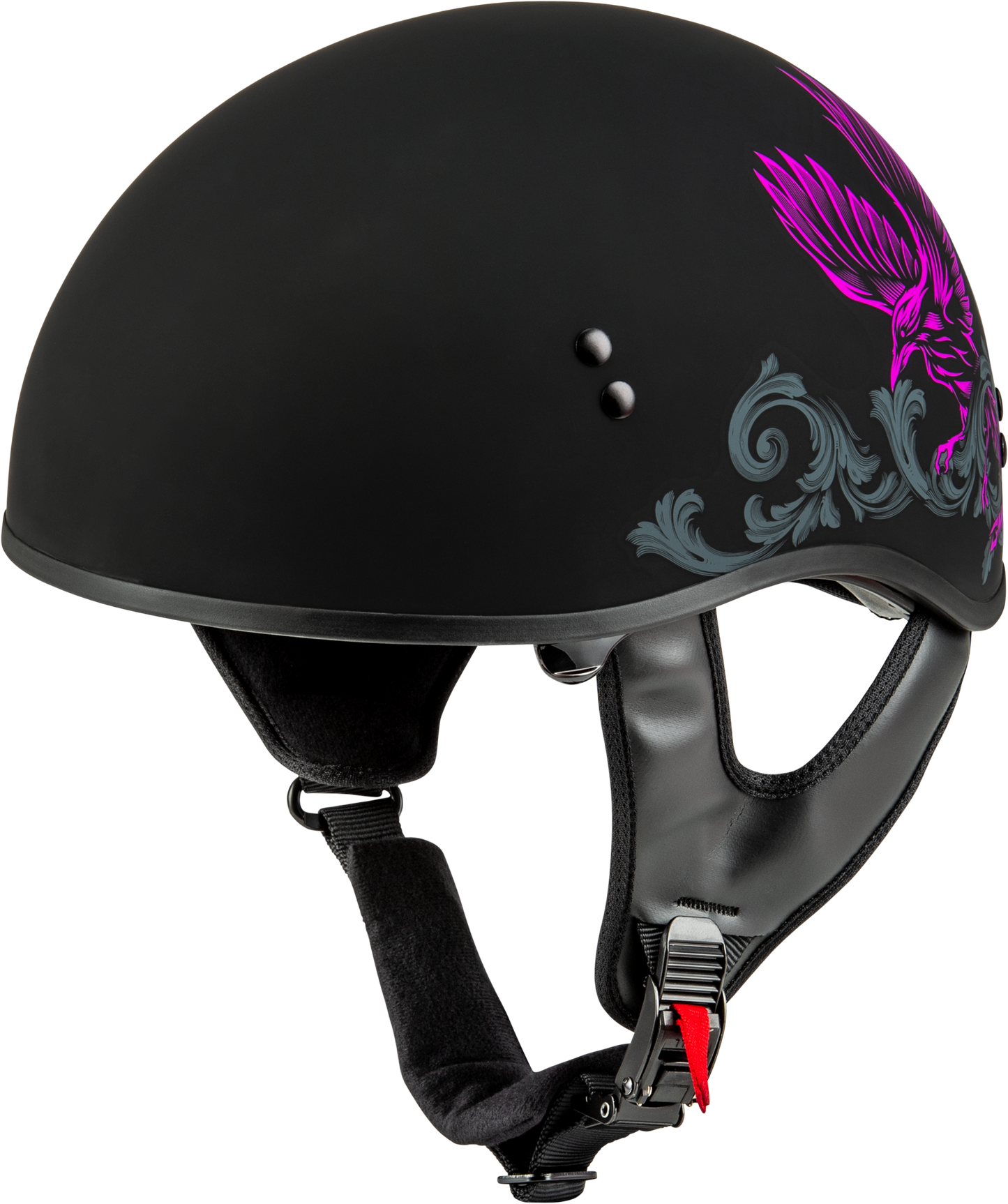 Hh 65 Corvus Helmet Matte Black/Purple/Grey Sm