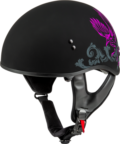 Hh 65 Corvus Helmet Matte Black/Purple/Grey Sm