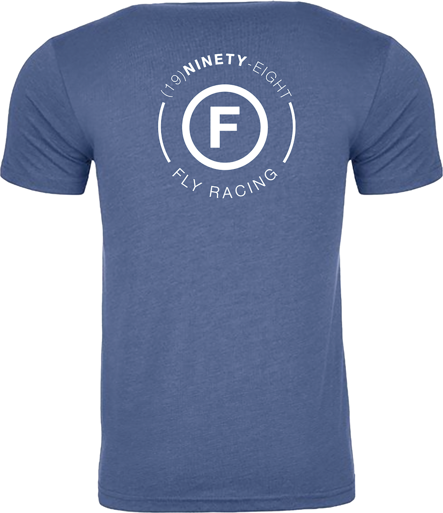 Fly Atom Tee Cool Blue Heather Lg