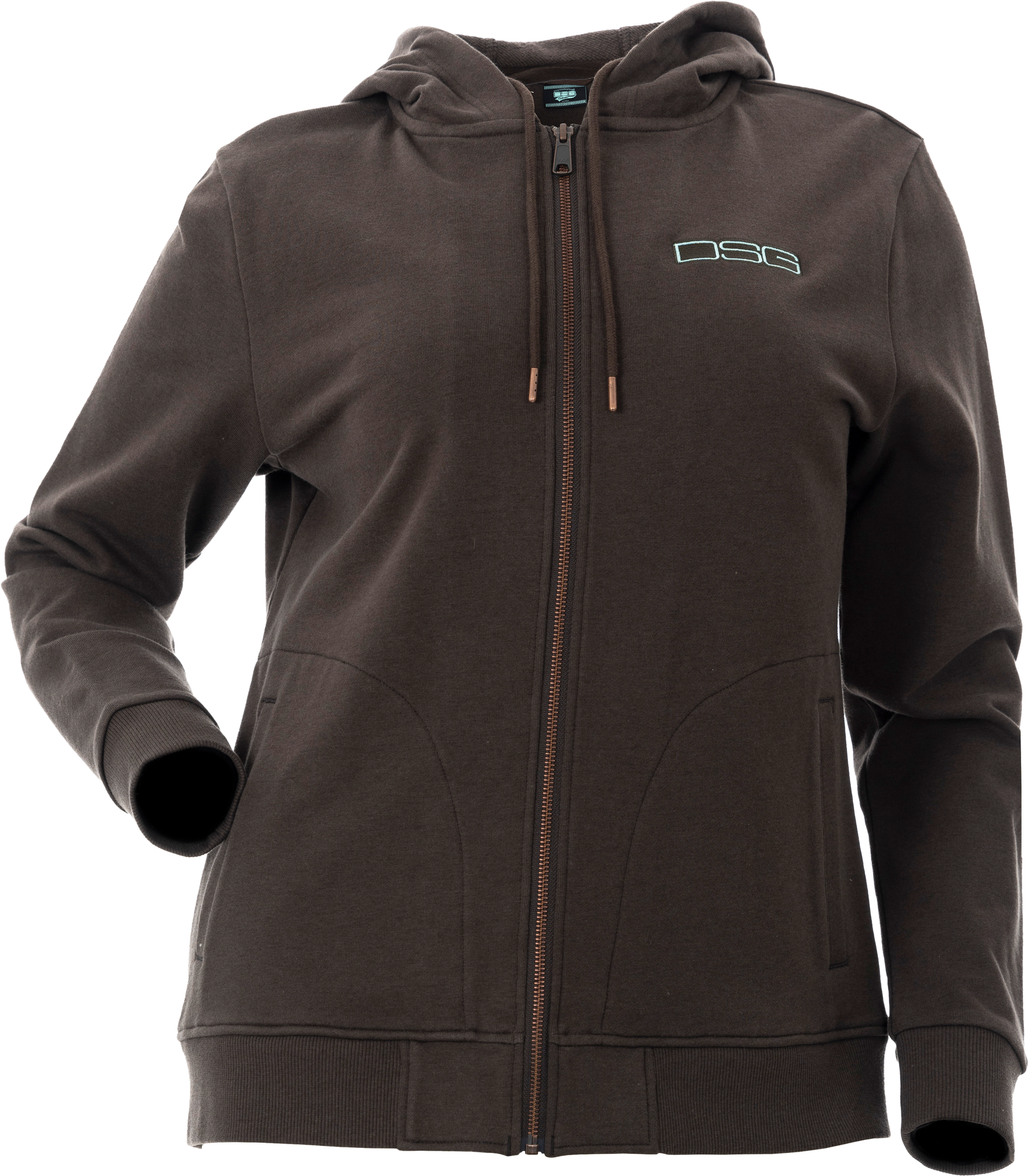 Neve Zip Up Hoodie Charcoal Lg