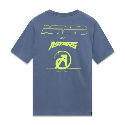 Bold Type Back Csf Ss Tee Slate Blue Xl