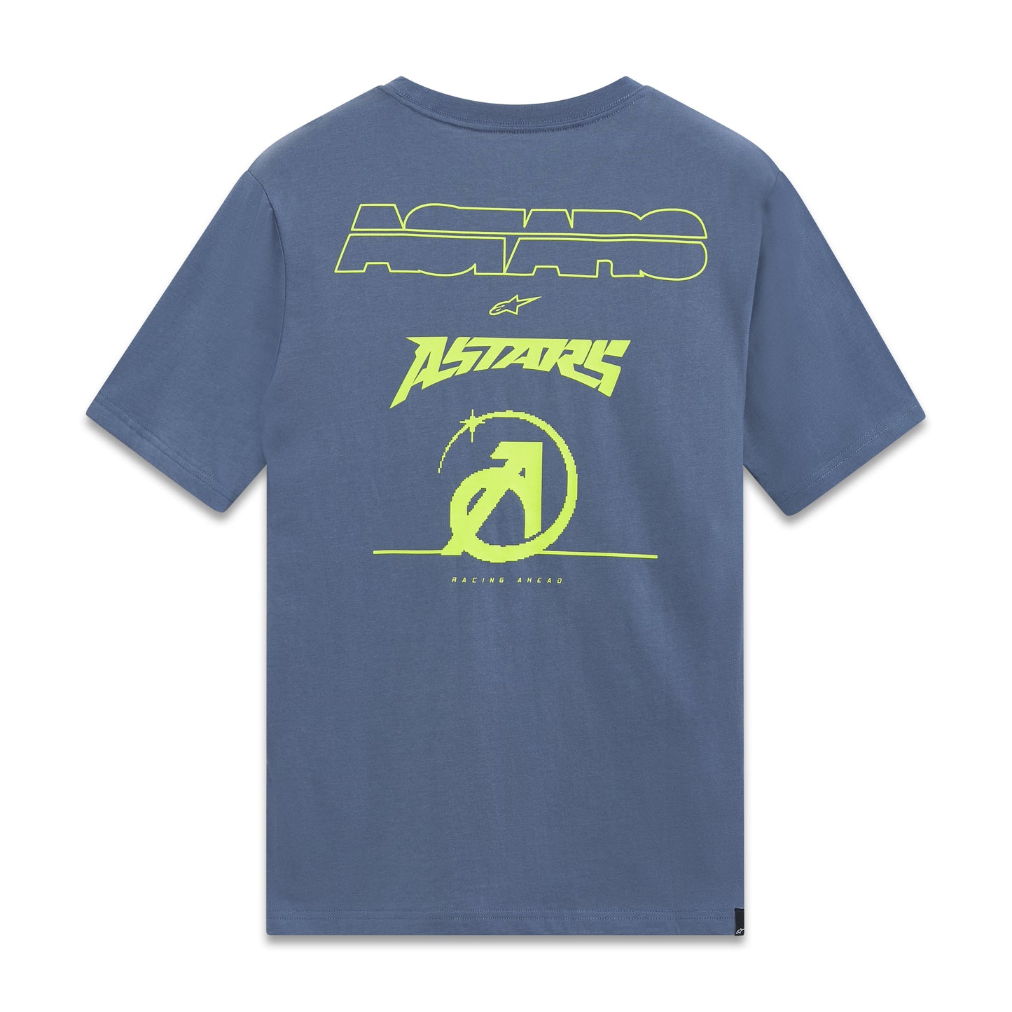 Bold Type Back Csf Ss Tee Slate Blue Lg