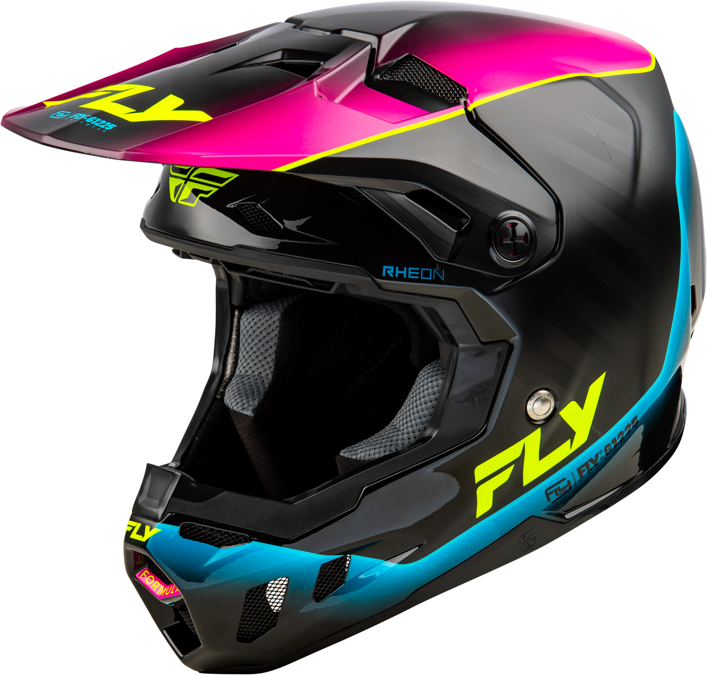 Formula Cc Underglow Helmet Black/Pink/Blue Xs