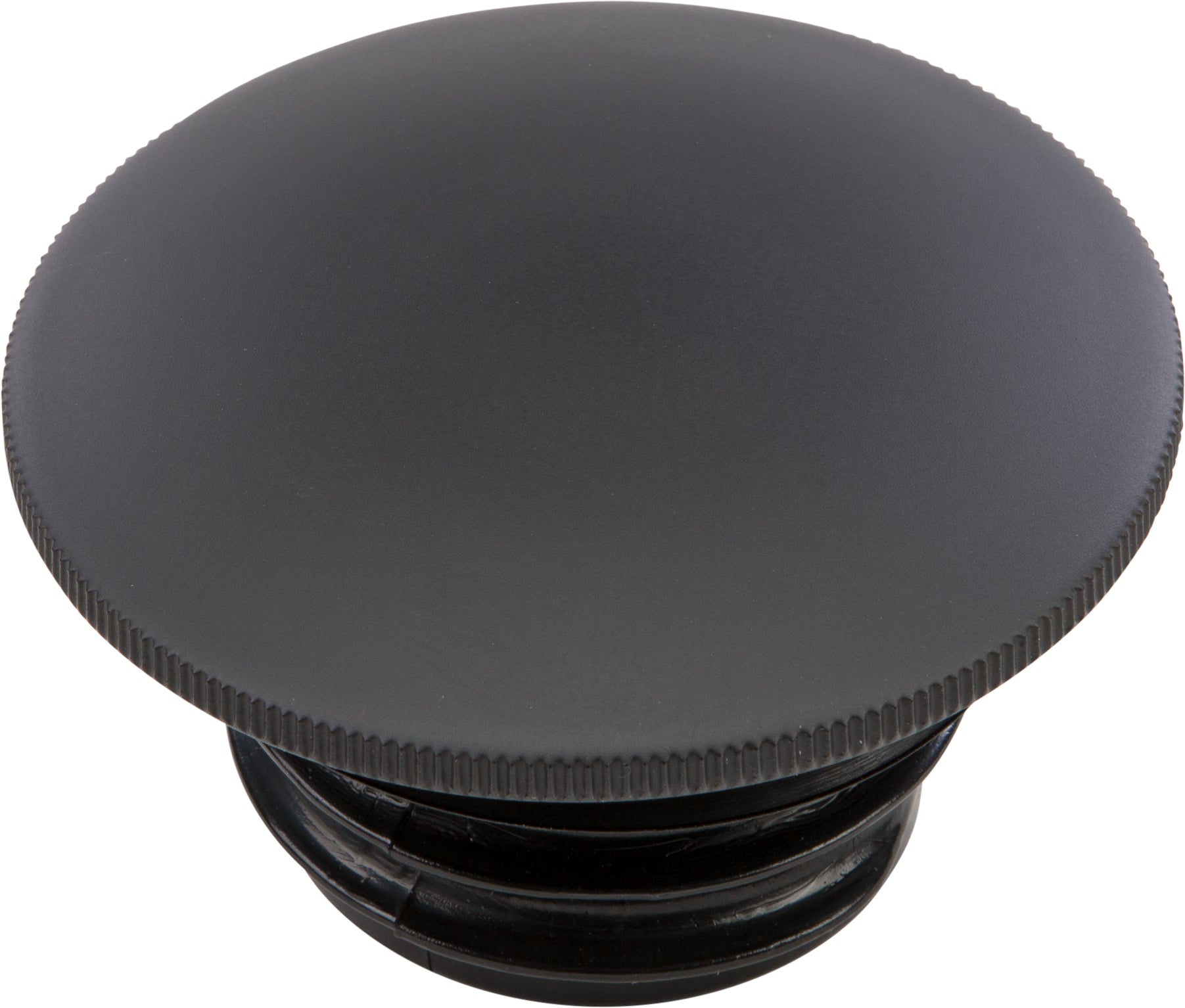 Gas Cap Screw In Smooth Non Vented Matte Black `96 25